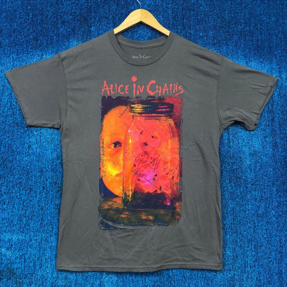 Alice In Chains Jar of Flies Album Cover Grunge Band Tee L